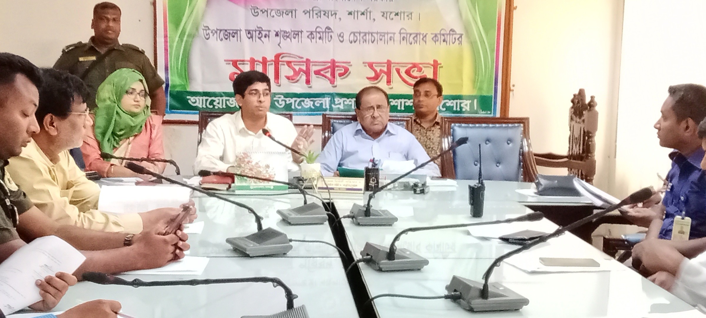 যশোরের শার্শায় মাসিক আইনশৃঙ্খলা কমিটির সভা