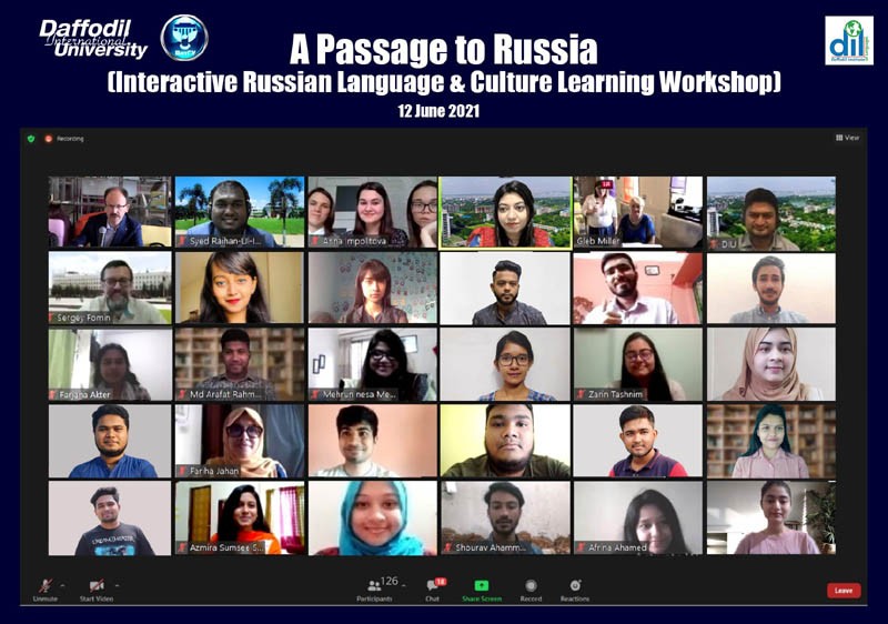 ‘A Passage To Russia’ Workshop Hosted by DIU & VSU Jointly