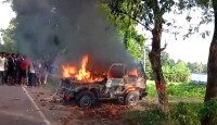 গোপালগঞ্জে গাড়িতে আগুন ও অস্ত্র লুটের ঘটনায় সেনাবাহিনীর মামলা,আসামি ৩৩...