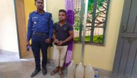 শার্শায় ৩৪ লিটার দেশীয় মদ সহ ১ জন গ্রেফত...