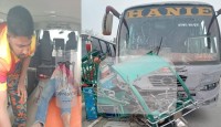 গাইবান্ধার গোবিন্দগঞ্জে বাস চাপায় প্রাণ...