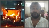 বাসে আগুন দিতে ৪ লাখ টাকায় চুক্তি, শ্রমি...